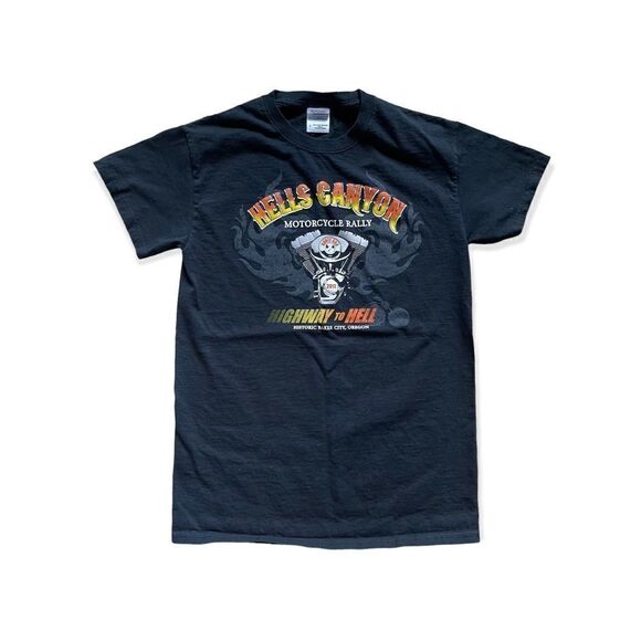 Hells Canyon motorcycle rally t-shirt - Picture 1 of 3